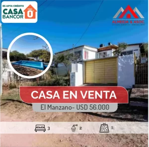 Casa en venta - El Manzano - Sierras Chicas
