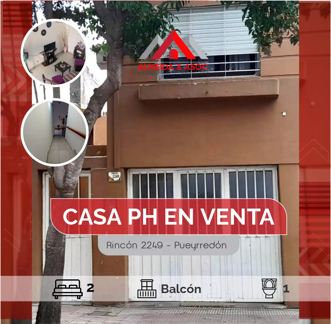 Venta - casa PH en Pueyrredón