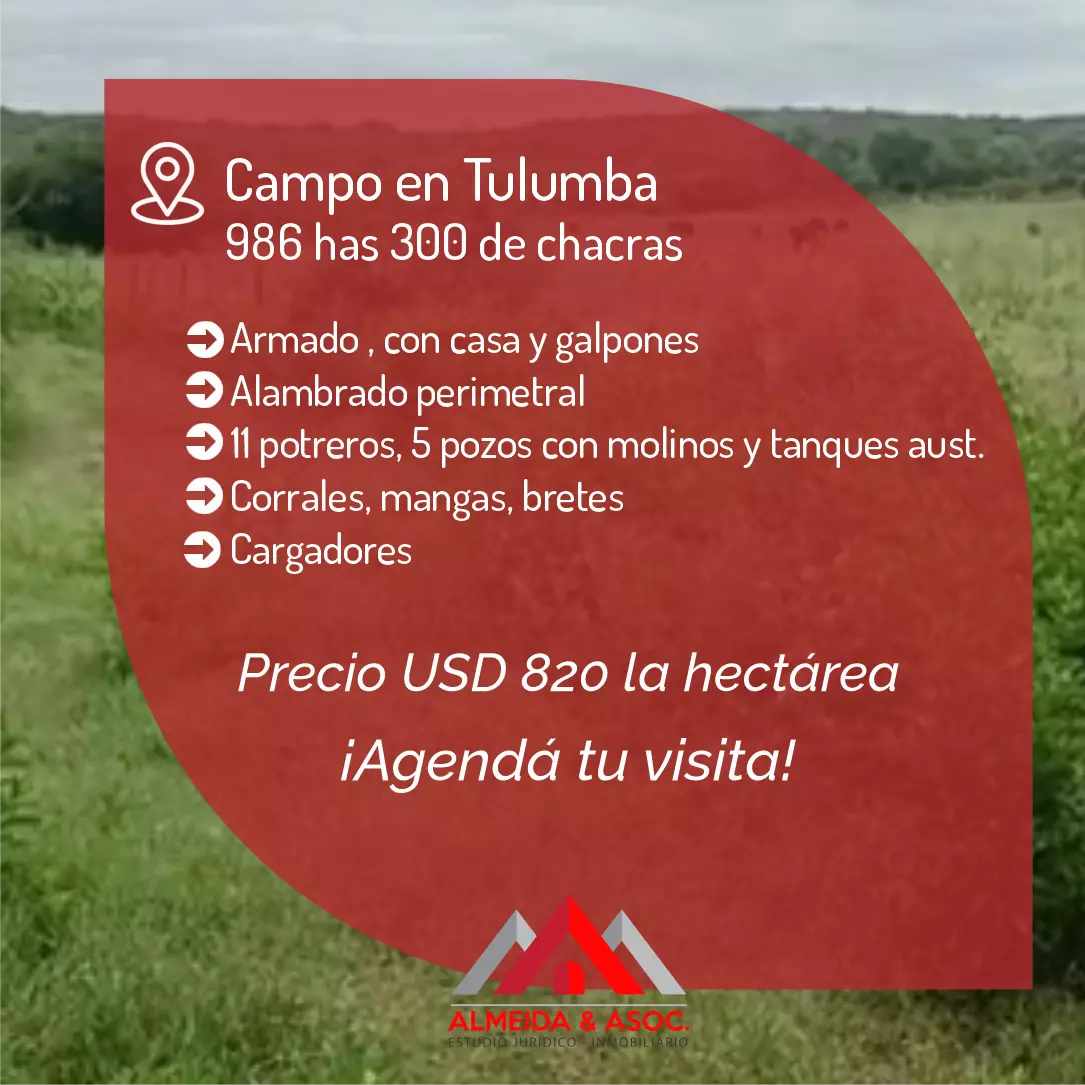 Oportunidad - Campo en Tulumba