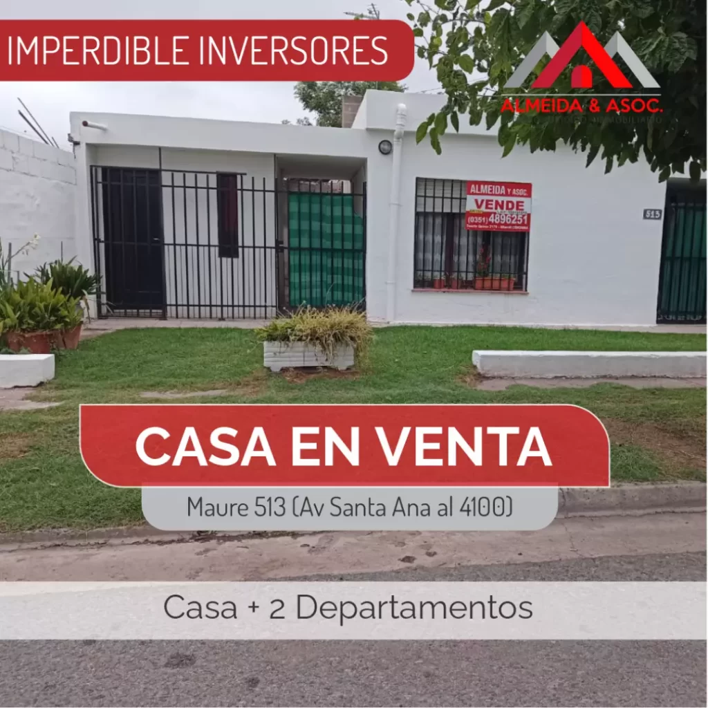 Casa + 2 Departamentos