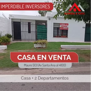 Casa + 2 Departamentos
