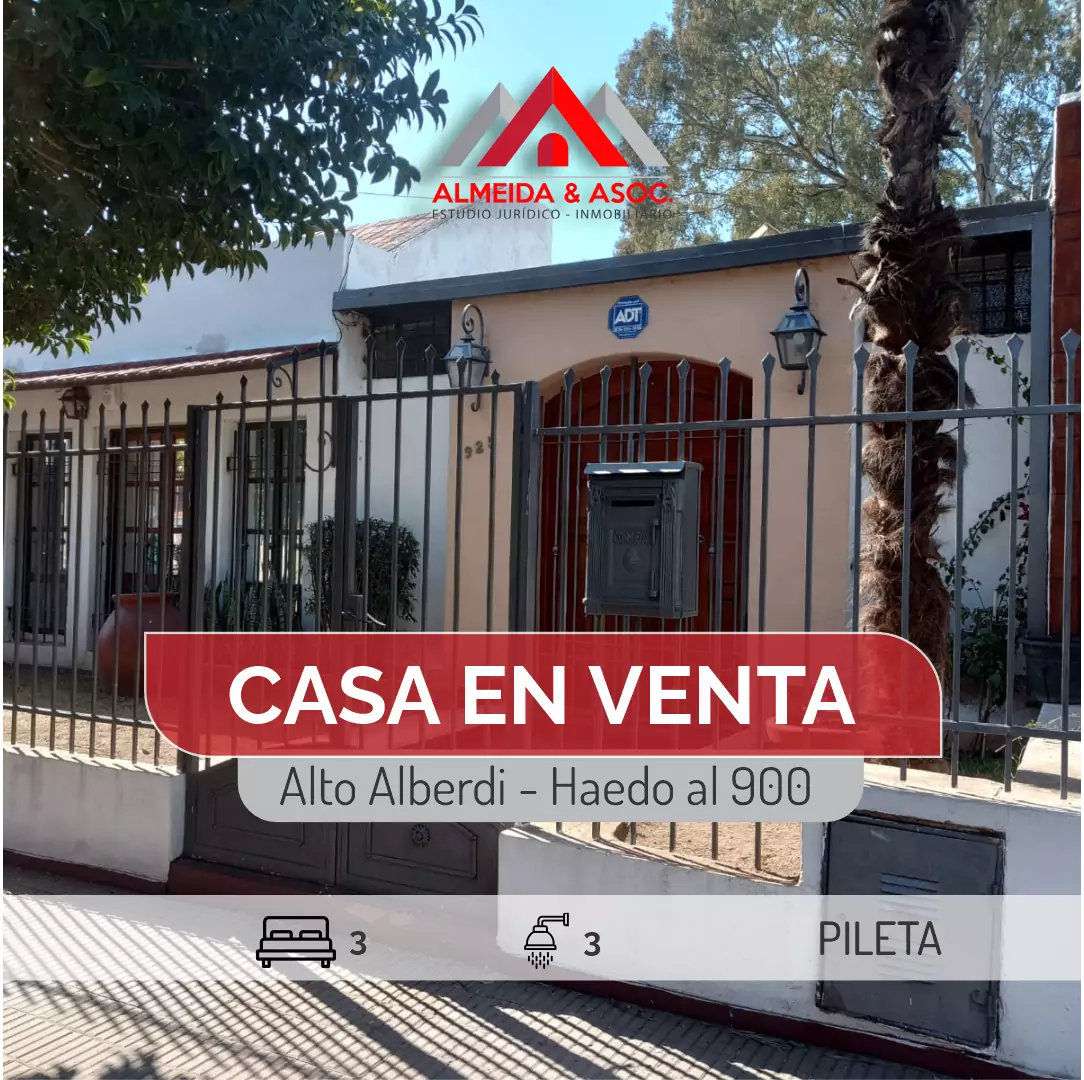 Casa en Alberdi a mts. de Colón