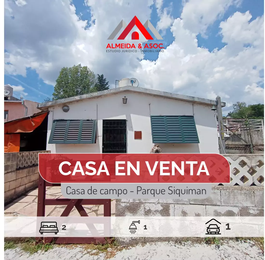 Casa de campo - Pque. Siquiman