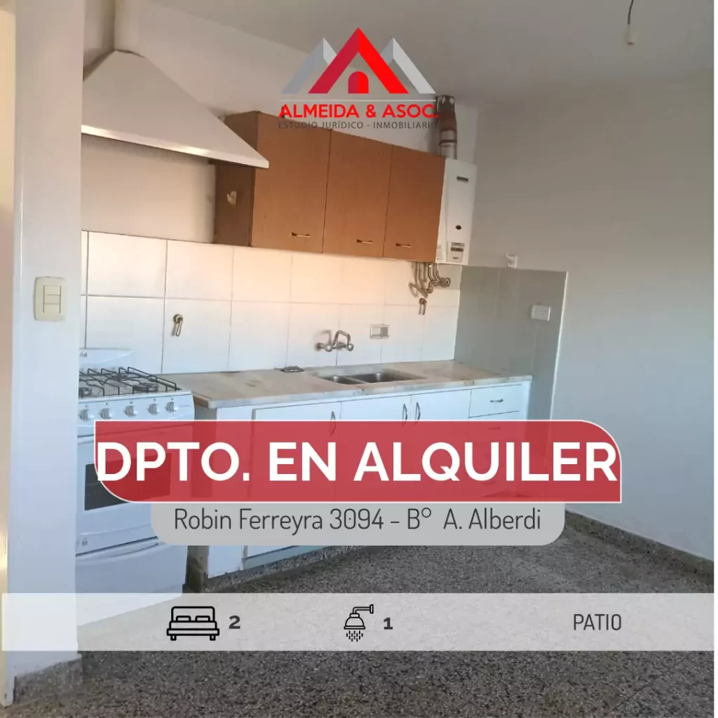 Depto. en Alberdi 2 dorm.