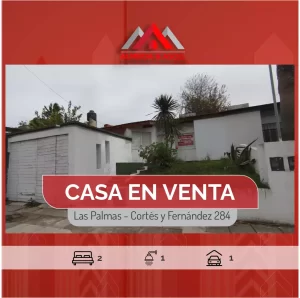 Casa 2 dorm. Las Palmas