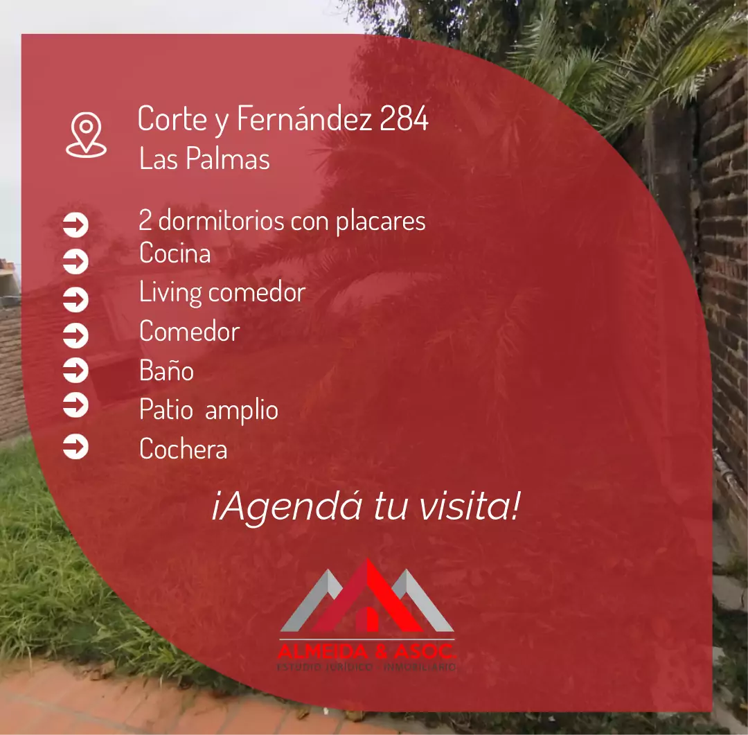 Casa 2 dorm. Las Palmas