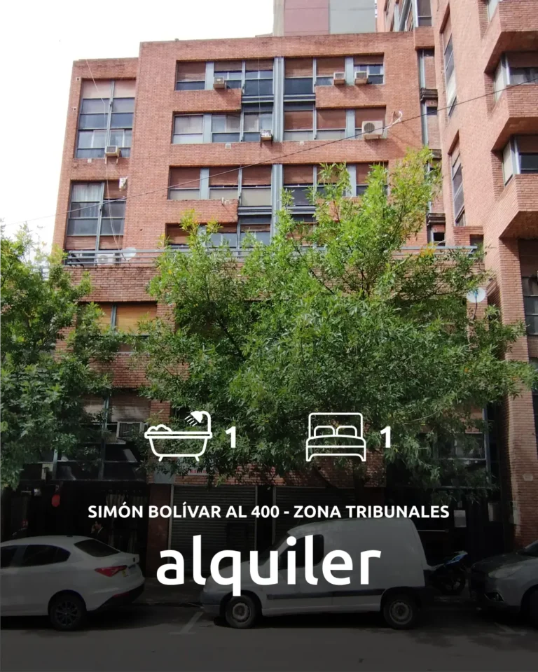 1 dormitorio - Zona Tribunales