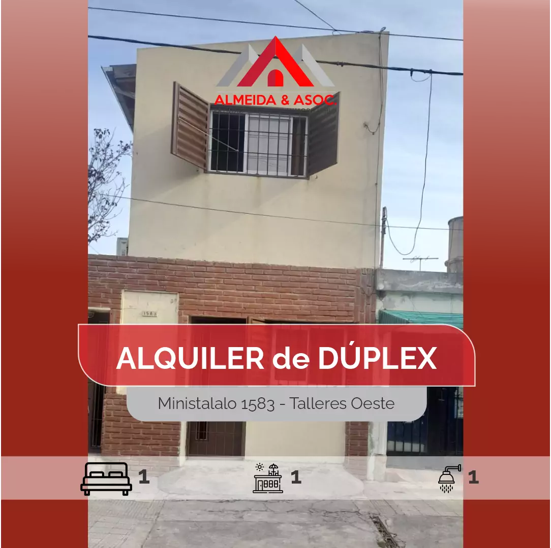 Dúplex en alquiler - Talleres Oeste
