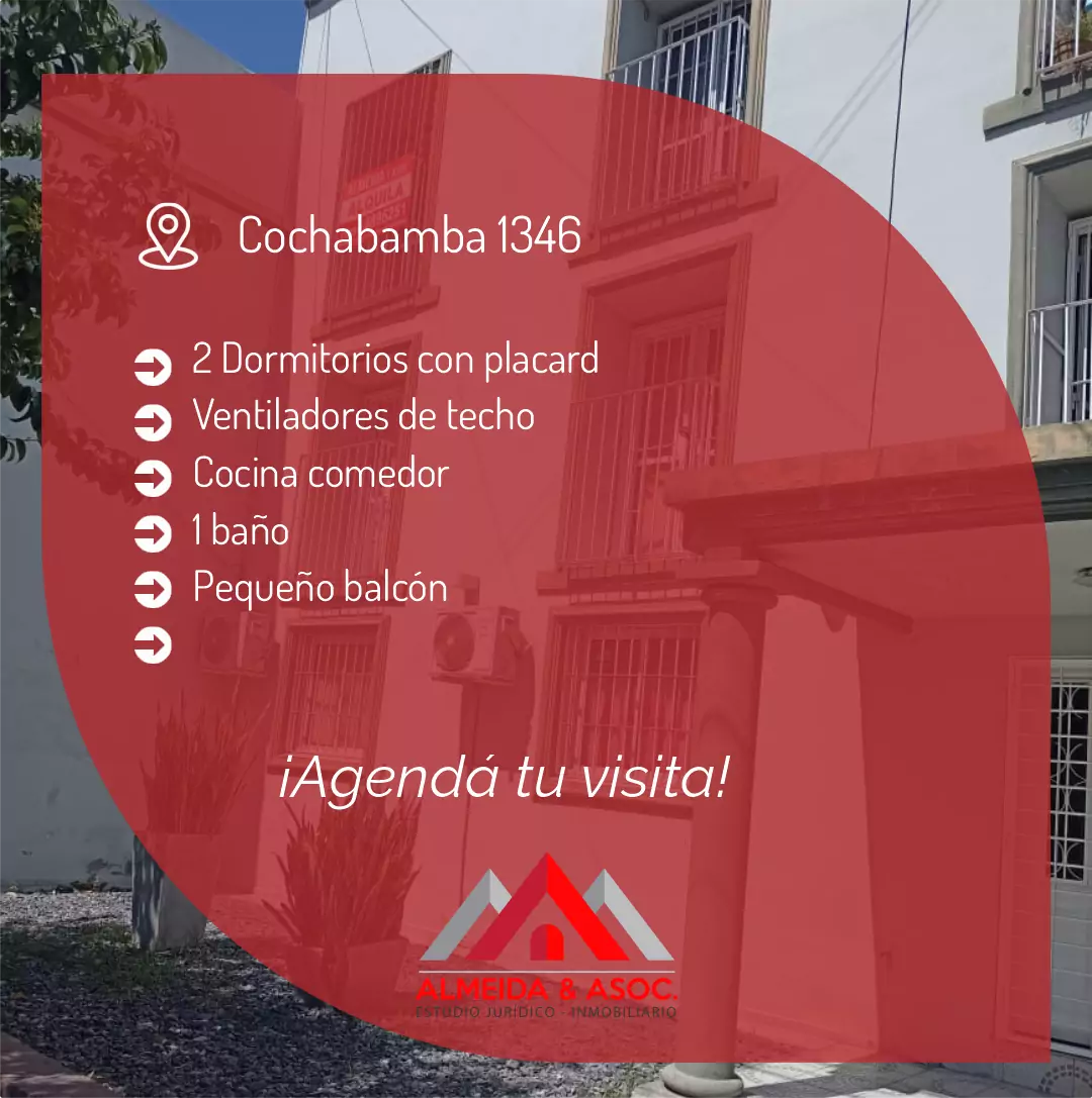 Depto. 2 dorm. en Pueyrredón