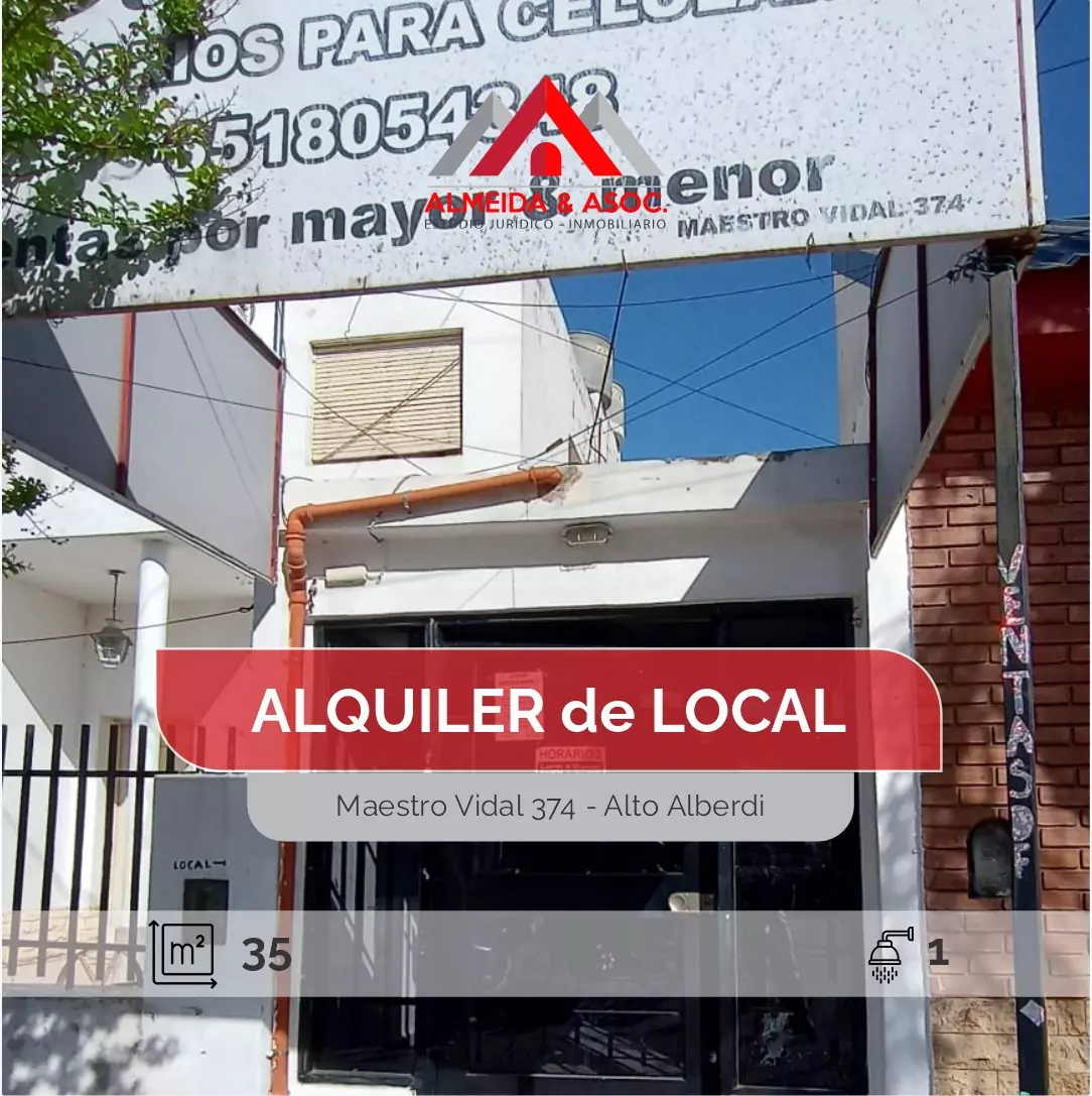 Local en alquiler Maestro Vidal