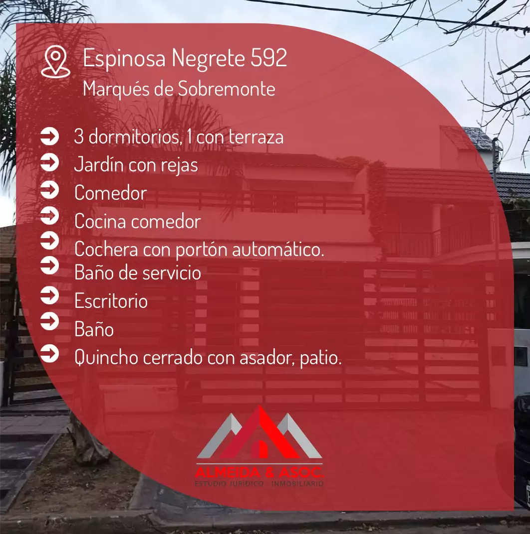 Casa en Marqués - 3 dormitorios