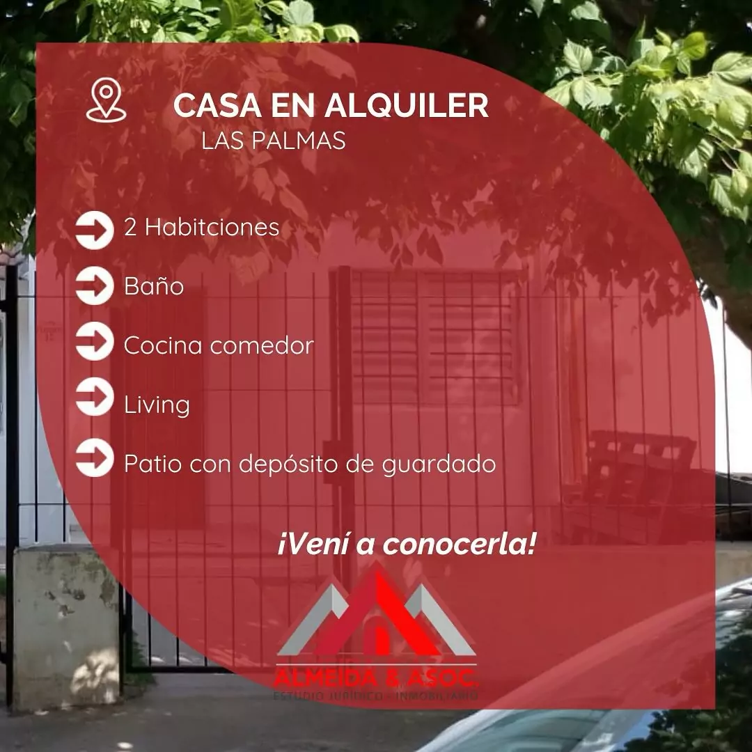 Casa 2 dorm.en las palmas