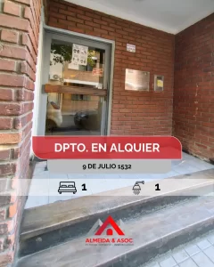 Depto. 1 dormitorio en Alberdi