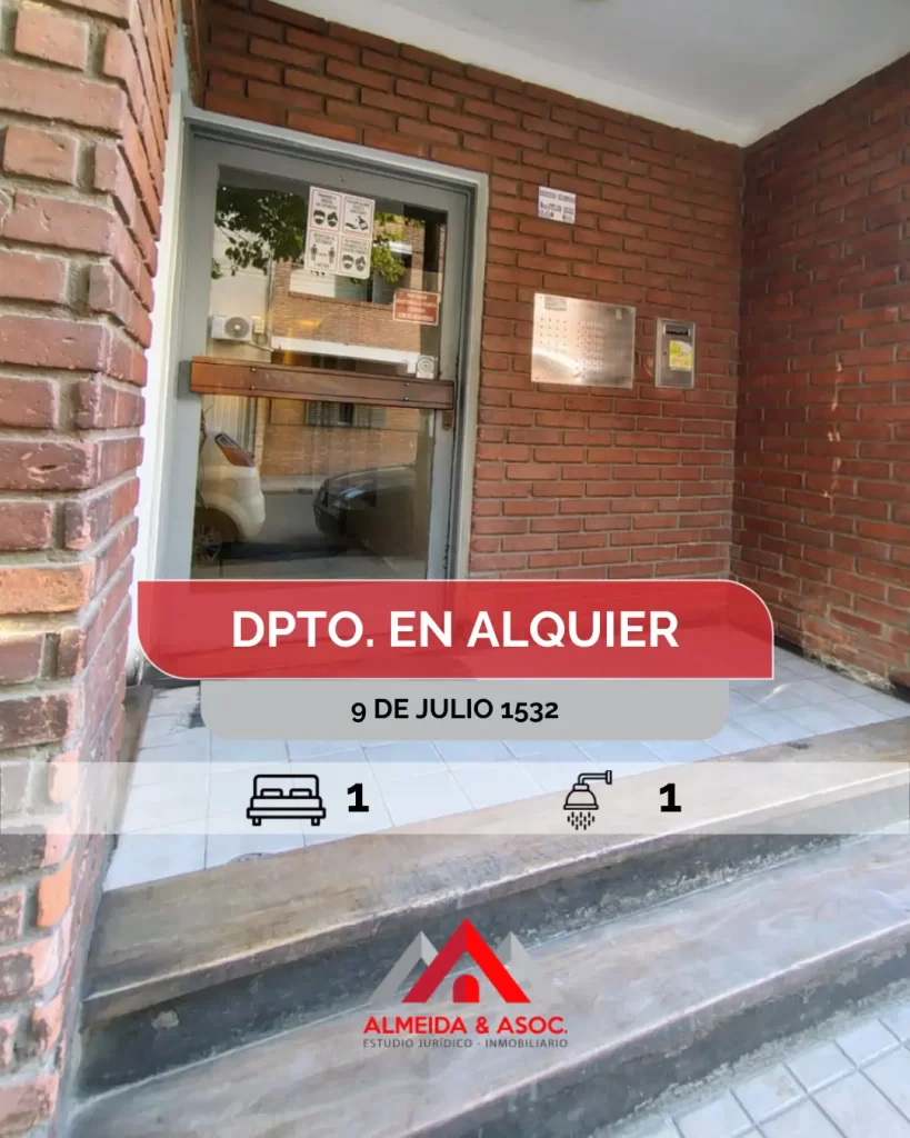 Depto. 1 dormitorio en Alberdi