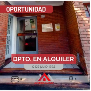 Depto. 1 dormitorio en Alberdi