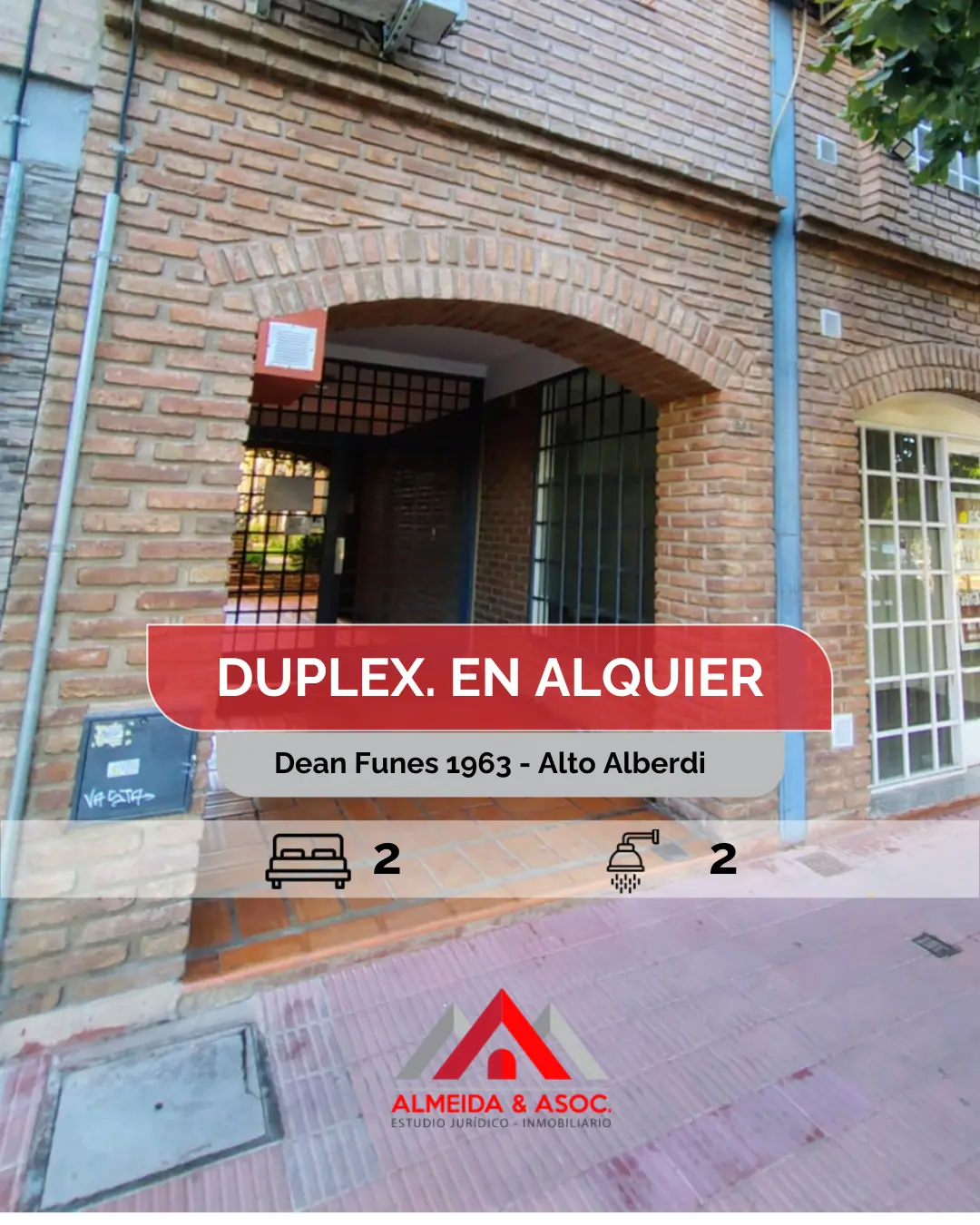 Duplex 2 dormitorios en Alberdi