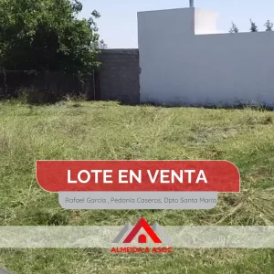 Lote en Departamento Santa María