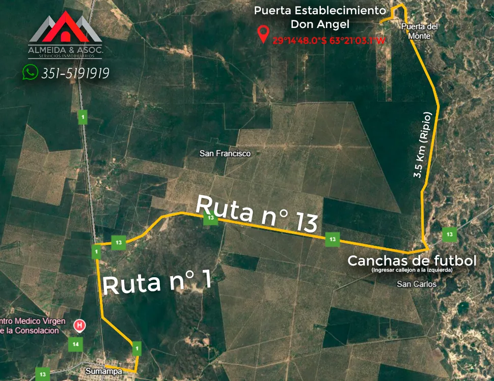 Campo en venta Santiago del Estero