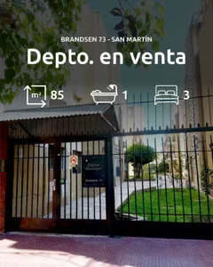 Bº San Martín Depto. externo