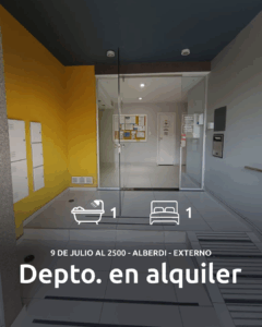 Depto. de categoría en 3º piso