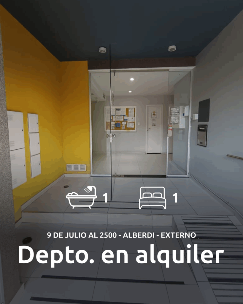 Depto. de categoría en 3º piso