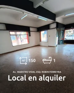 Local 150 m2 sobre Maestro Vidal