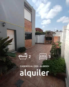 Casa 3 dormitorios s/ Caseros al 2300