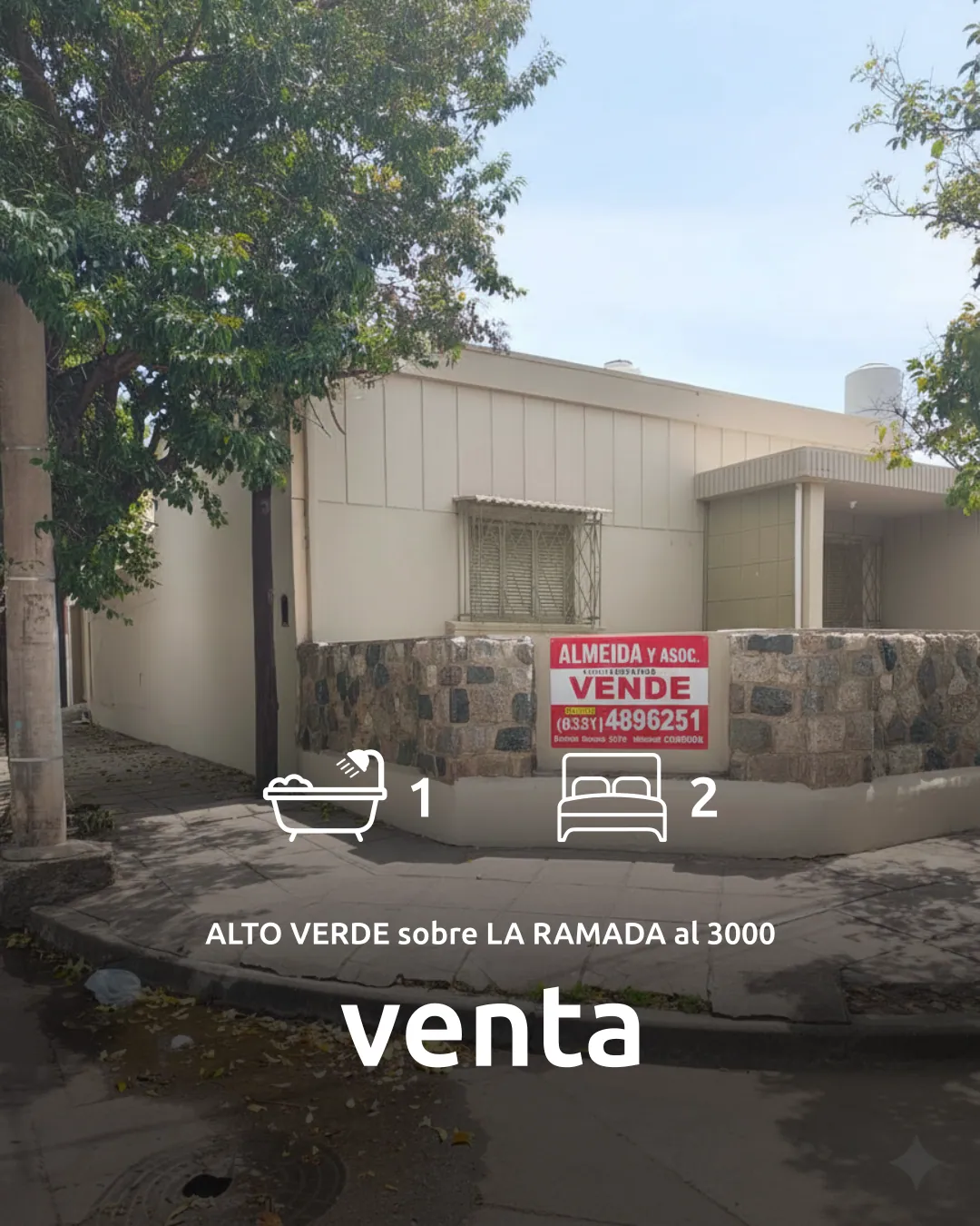 Casa esquina en Alto Verde