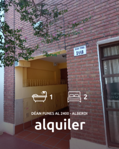 Alberdi s/ Dean Funes al 2400