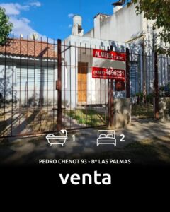 Casa 2 dorm.en las palmas