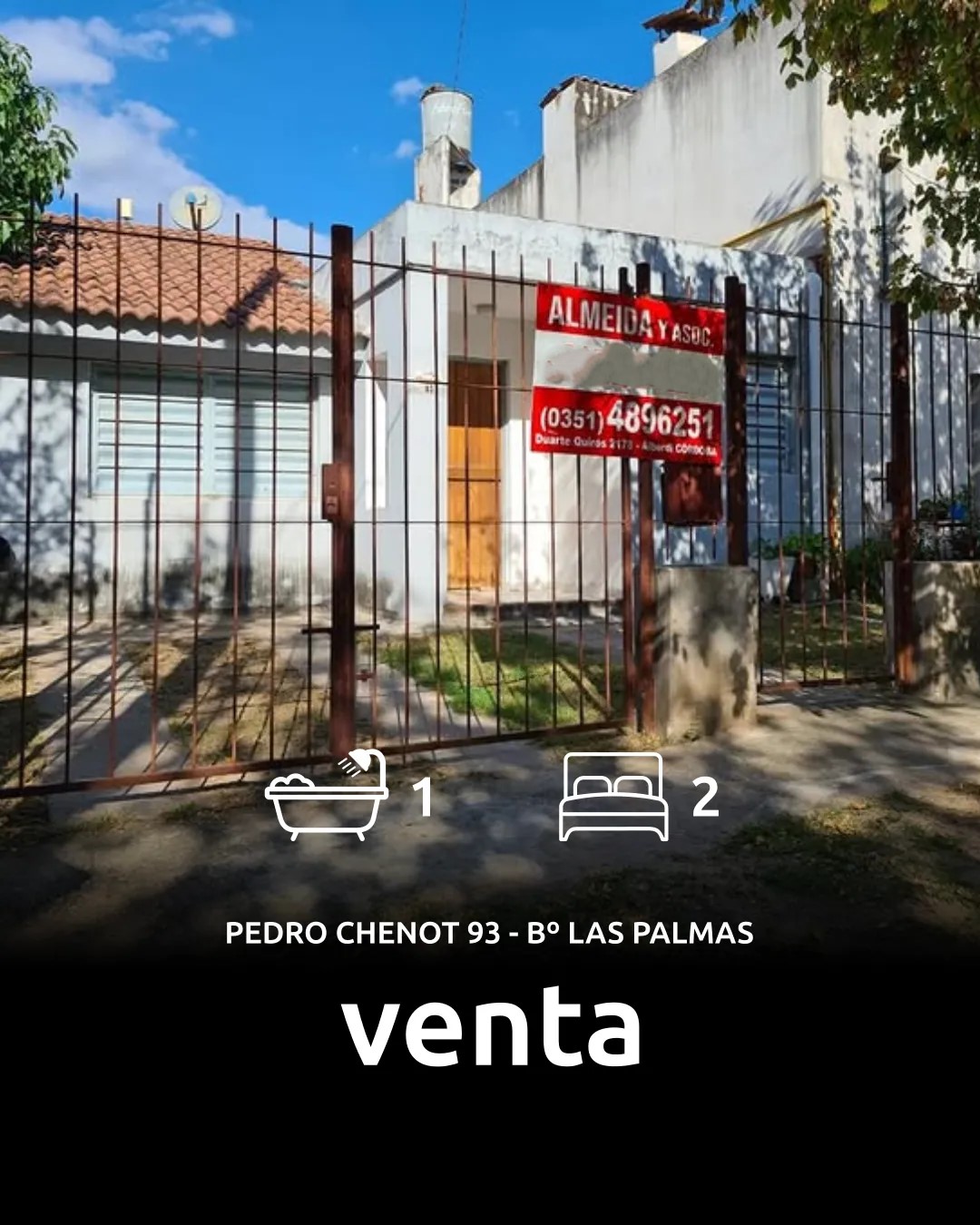 Casa 2 dorm.en las palmas