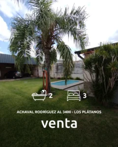 Casa de 3 dormitorios en B° Los Plátanos