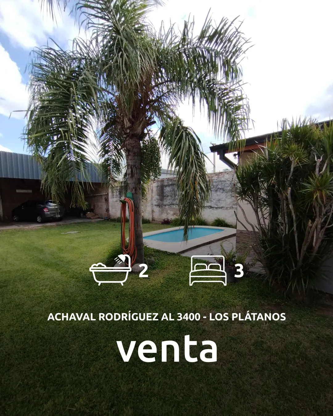 Casa de 3 dormitorios en B° Los Plátanos