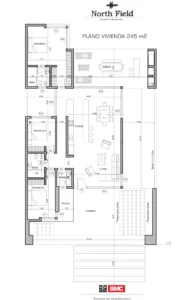 NORTH FIELD PLANO VIVIENDA 245M